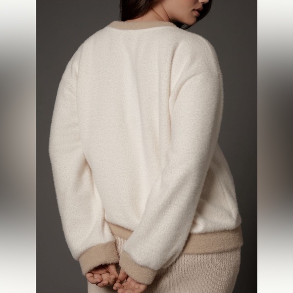 Anthropologie Maeve Cozy Ringer Sweatshirt - Picture 4 of 16